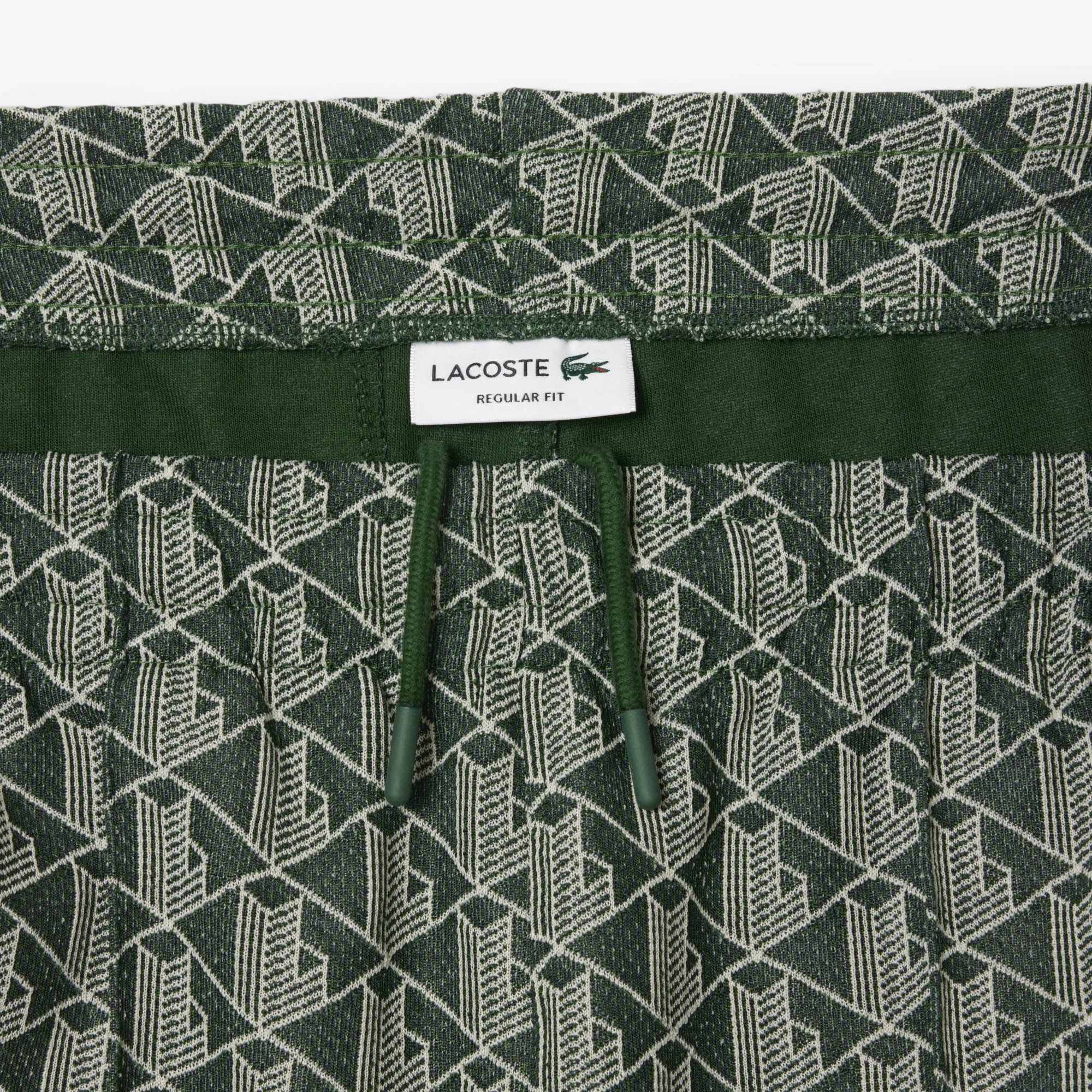 Lacoste Paris Erkek Regular Fit Monogram Yeşil Eşofman Altı
