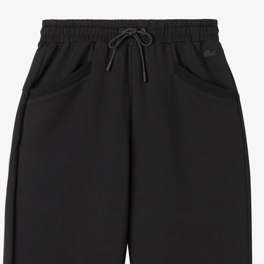  Lacoste Kadın Straight Fit Siyah Eşofman Altı