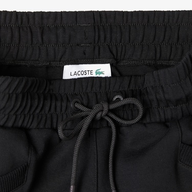  Lacoste Kadın Straight Fit Siyah Eşofman Altı