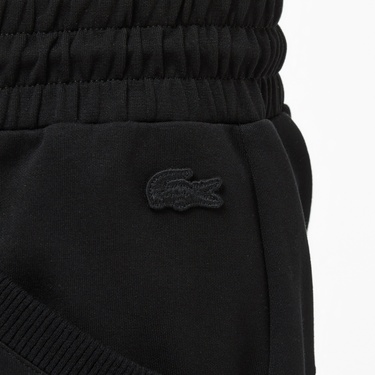  Lacoste Kadın Straight Fit Siyah Eşofman Altı