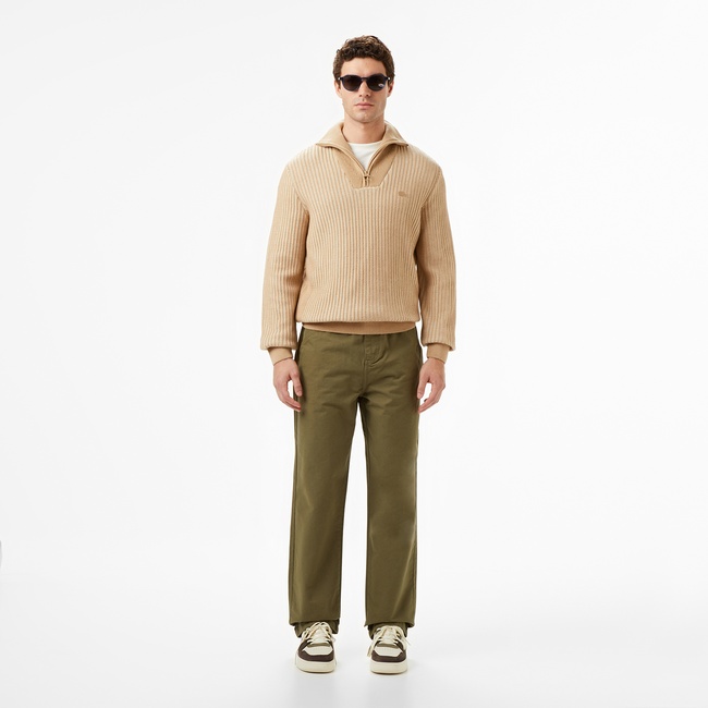  Lacoste Erkek Regular Fit Haki Pantolon