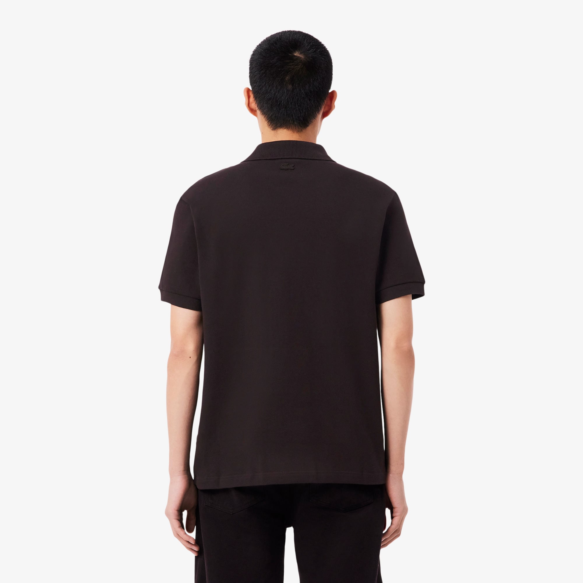  Lacoste Erkek Classic Fit Koyu Kahverengi Polo