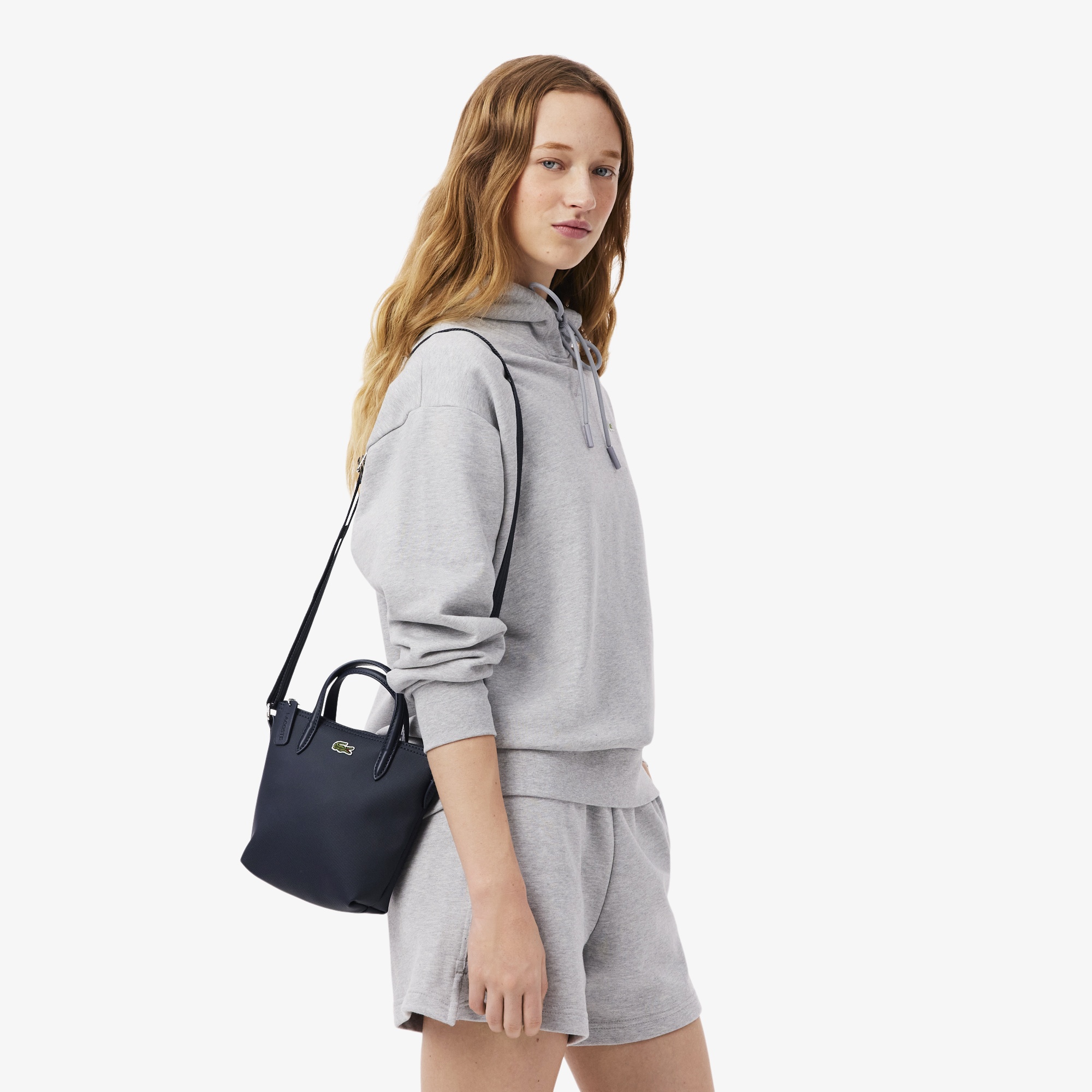 Lacoste L.12.12 Kadın Lacivert Postacı Çantası