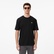 Lacoste Erkek Relaxed Fit Bisiklet Yaka Organik Pamuk Siyah T-Shirt