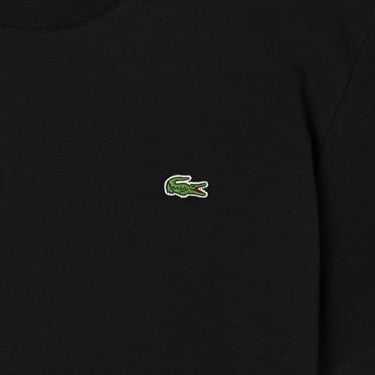  Lacoste Erkek Relaxed Fit Bisiklet Yaka Organik Pamuk Siyah T-Shirt