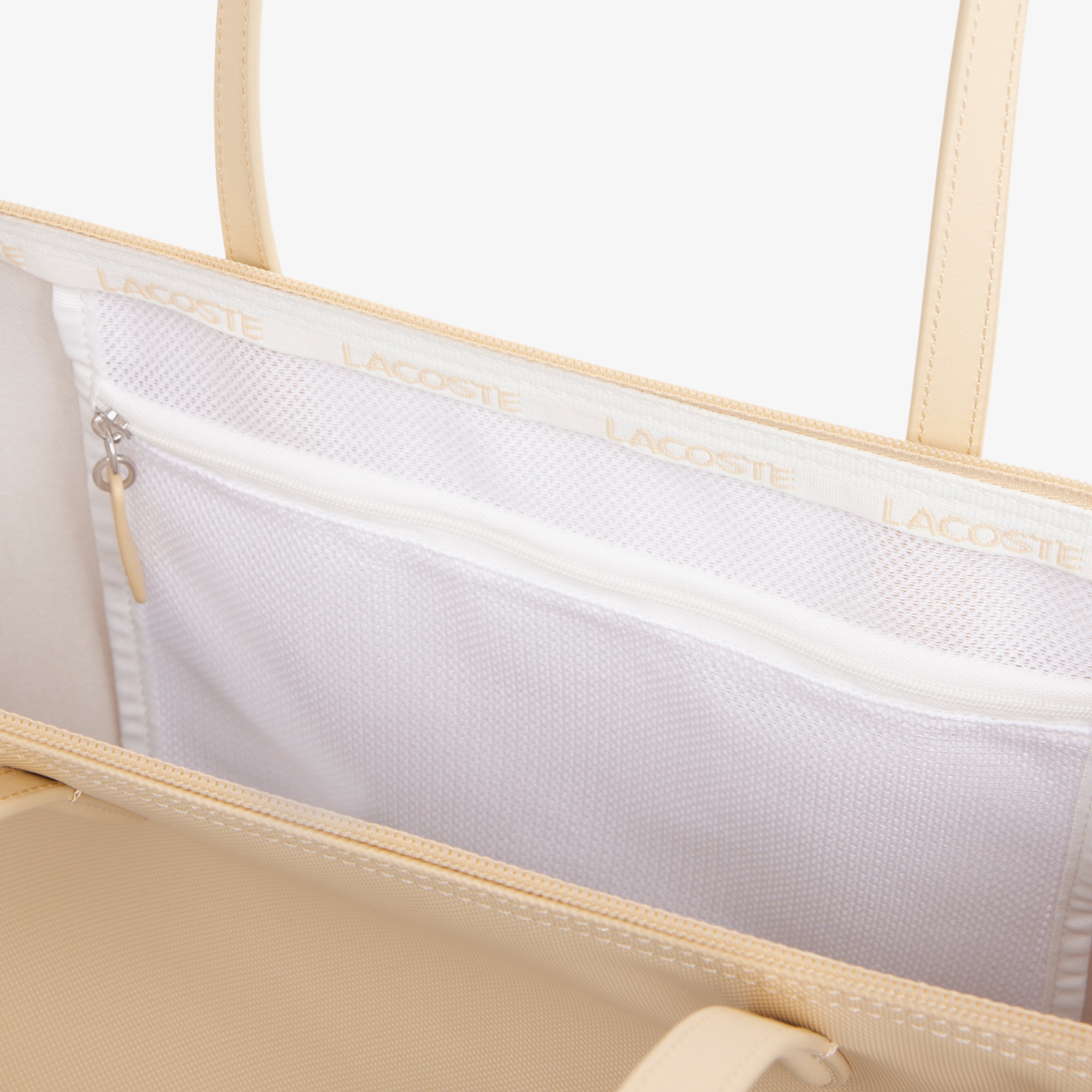 Lacoste Large L.12.12 Kadın Bej Omuz Çantası