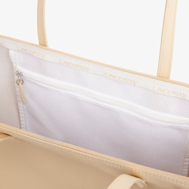  Lacoste Large L.12.12 Kadın Bej Omuz Çantası