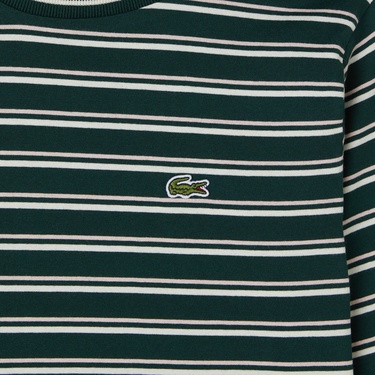  Lacoste Çocuk Bisiklet Yaka Yeşil T-shirt