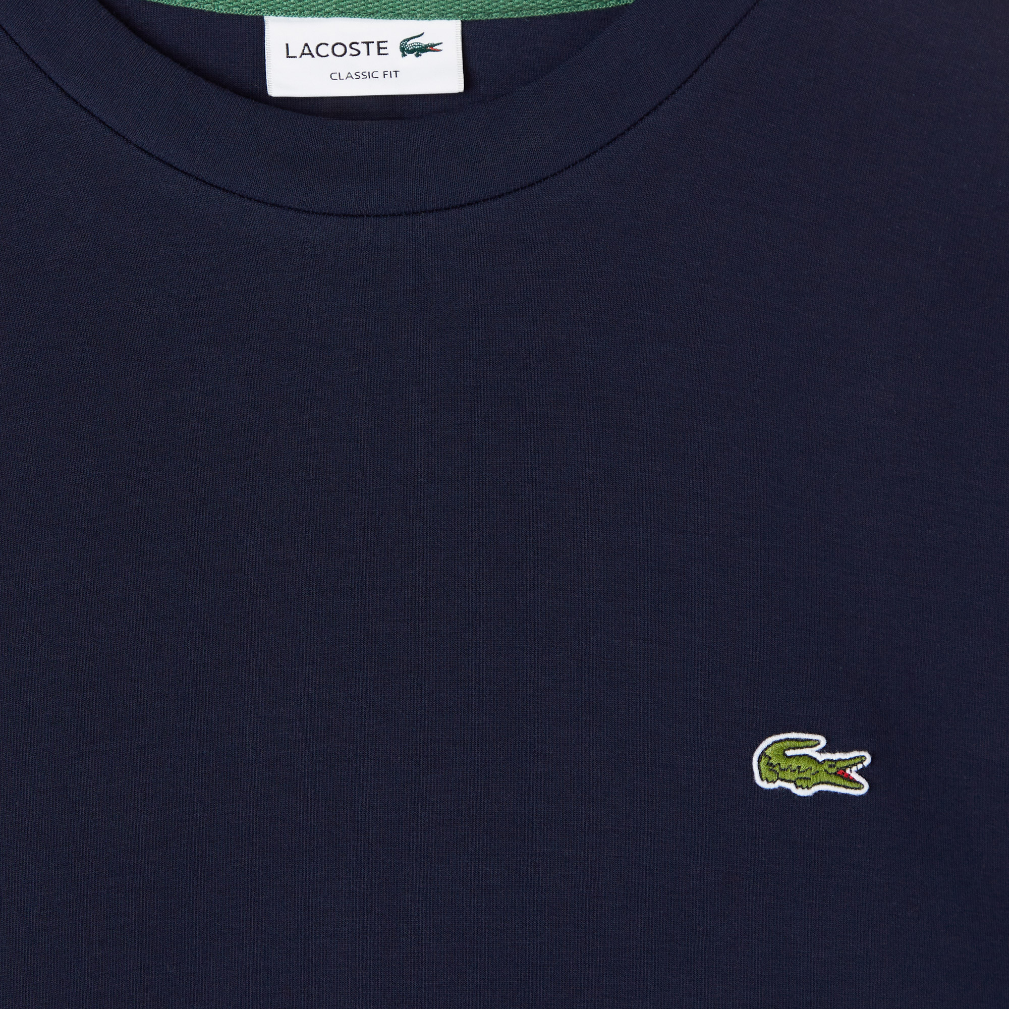 Lacoste Erkek Classic Fit Bisiklet Yaka Lacivert Sweatshirt