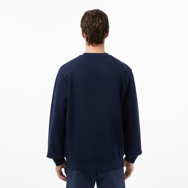  Lacoste Erkek Classic Fit Bisiklet Yaka Lacivert Sweatshirt