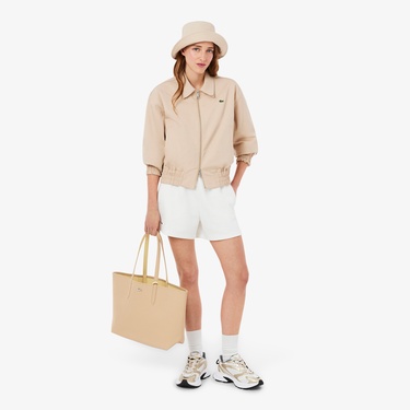  Lacoste Anna Kadın Bej Omuz Çantası