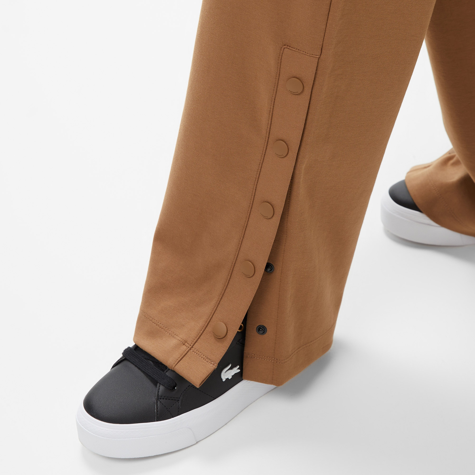 Lacoste Kadın Straight Fit Açık Kahverengi Eşofman Altı