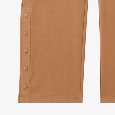  Lacoste Kadın Straight Fit Açık Kahverengi Eşofman Altı