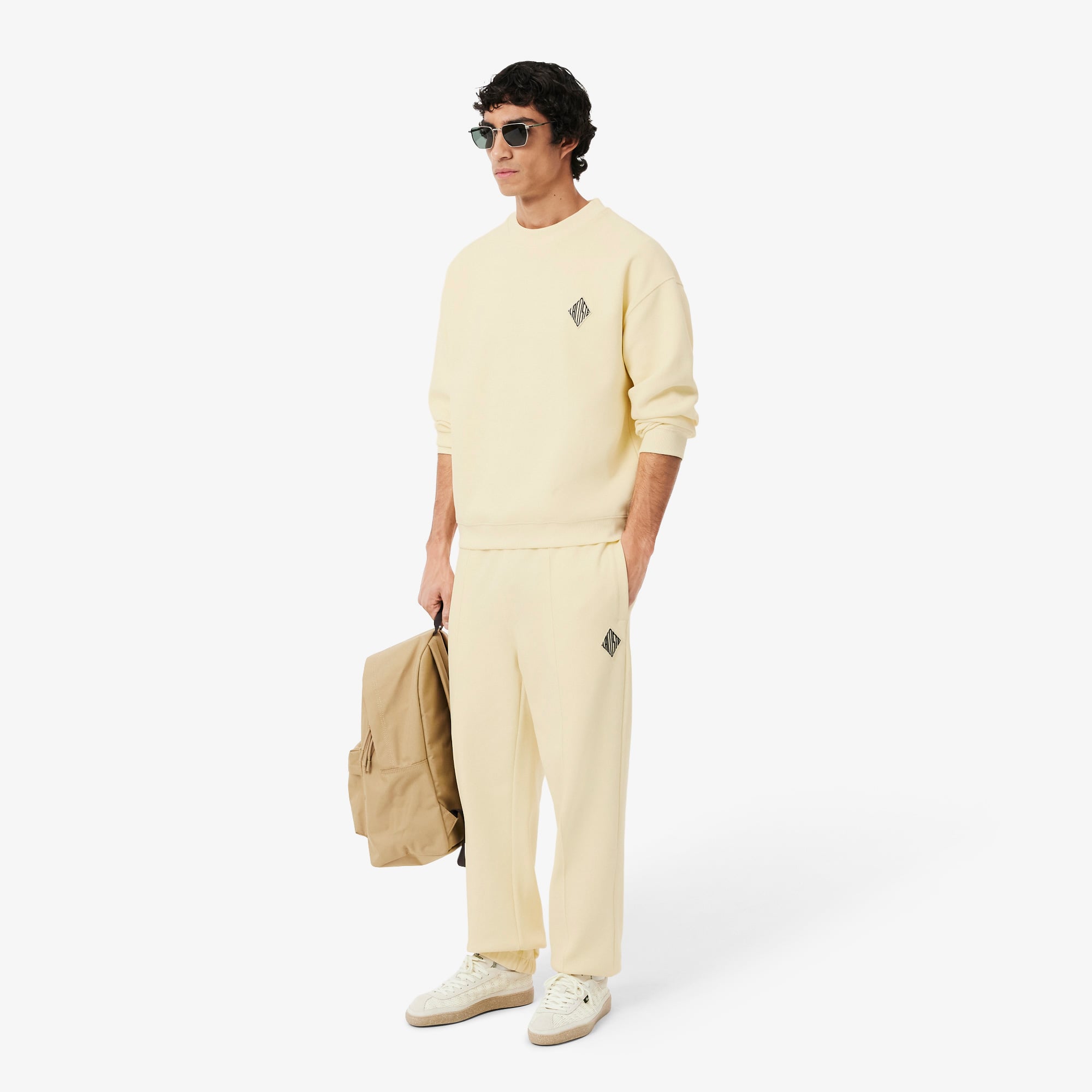 Lacoste Erkek Regular Fit Sarı Eşofman Altı