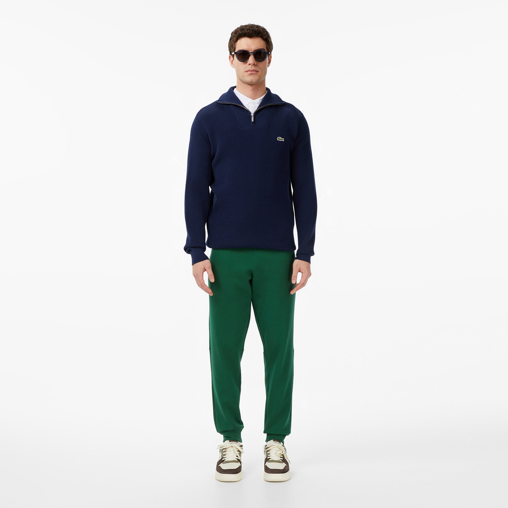  Lacoste Erkek Slim Fit Yeşil Eşofman Altı