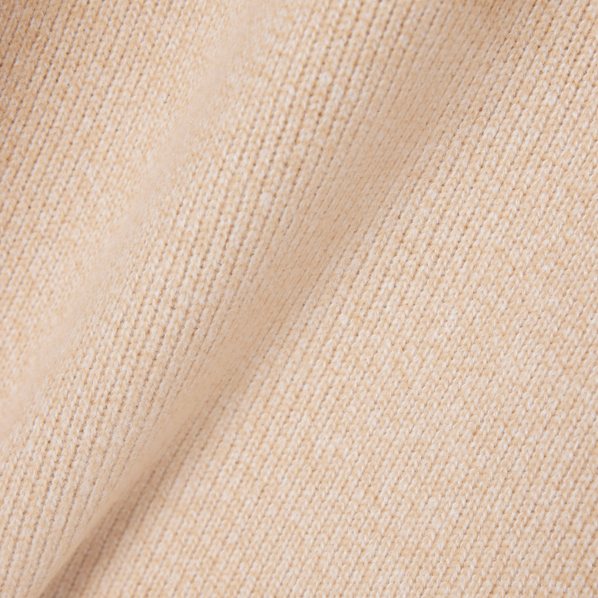 Lacoste Kadın Oversize Fit Polo Yaka Bej Sweatshirt