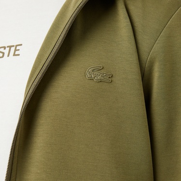  Lacoste Erkek Regular Fit Kapüşonlu Haki Sweatshirt