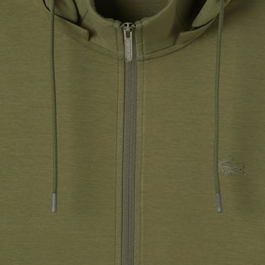  Lacoste Erkek Regular Fit Kapüşonlu Haki Sweatshirt