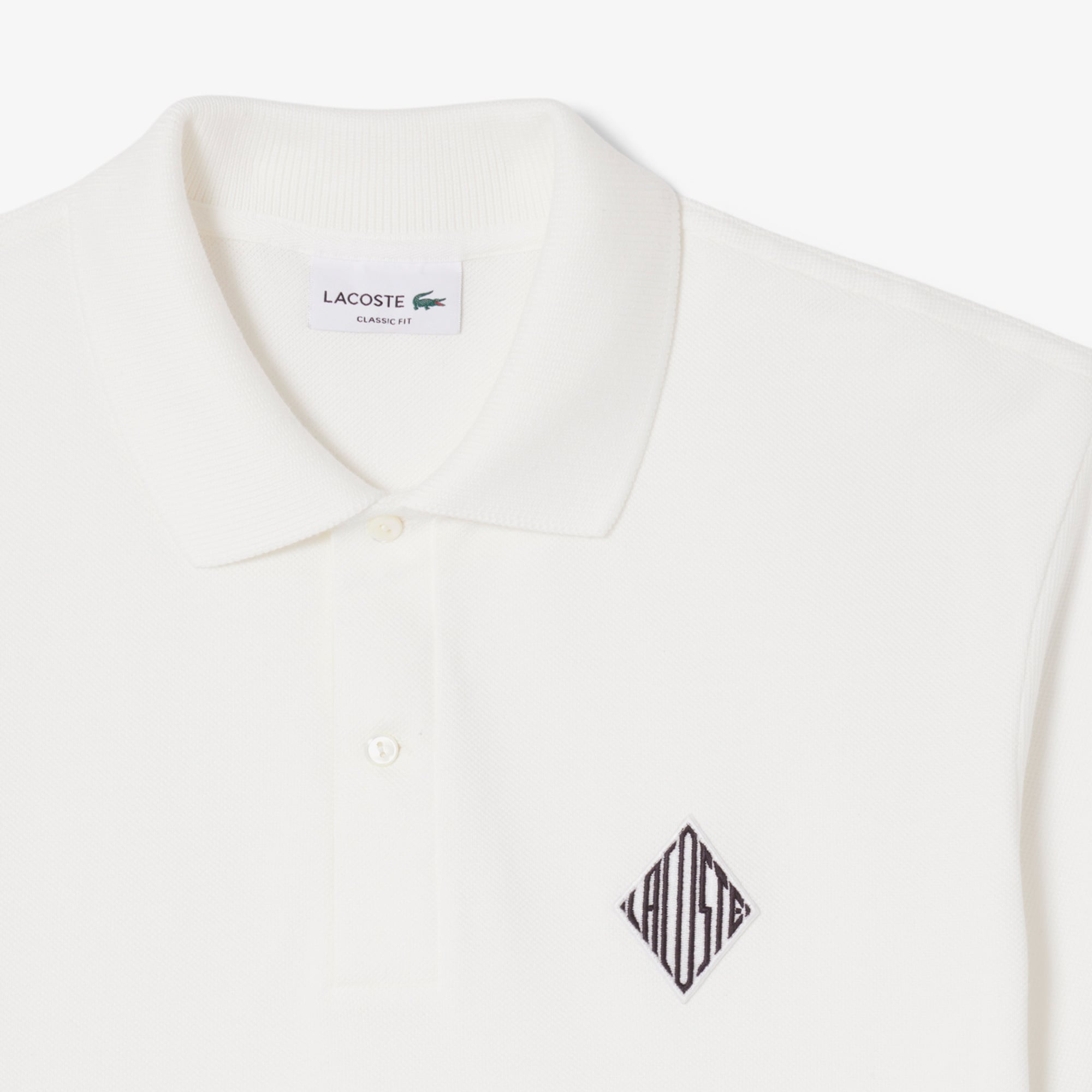  Lacoste Erkek Classic Fit Beyaz Polo