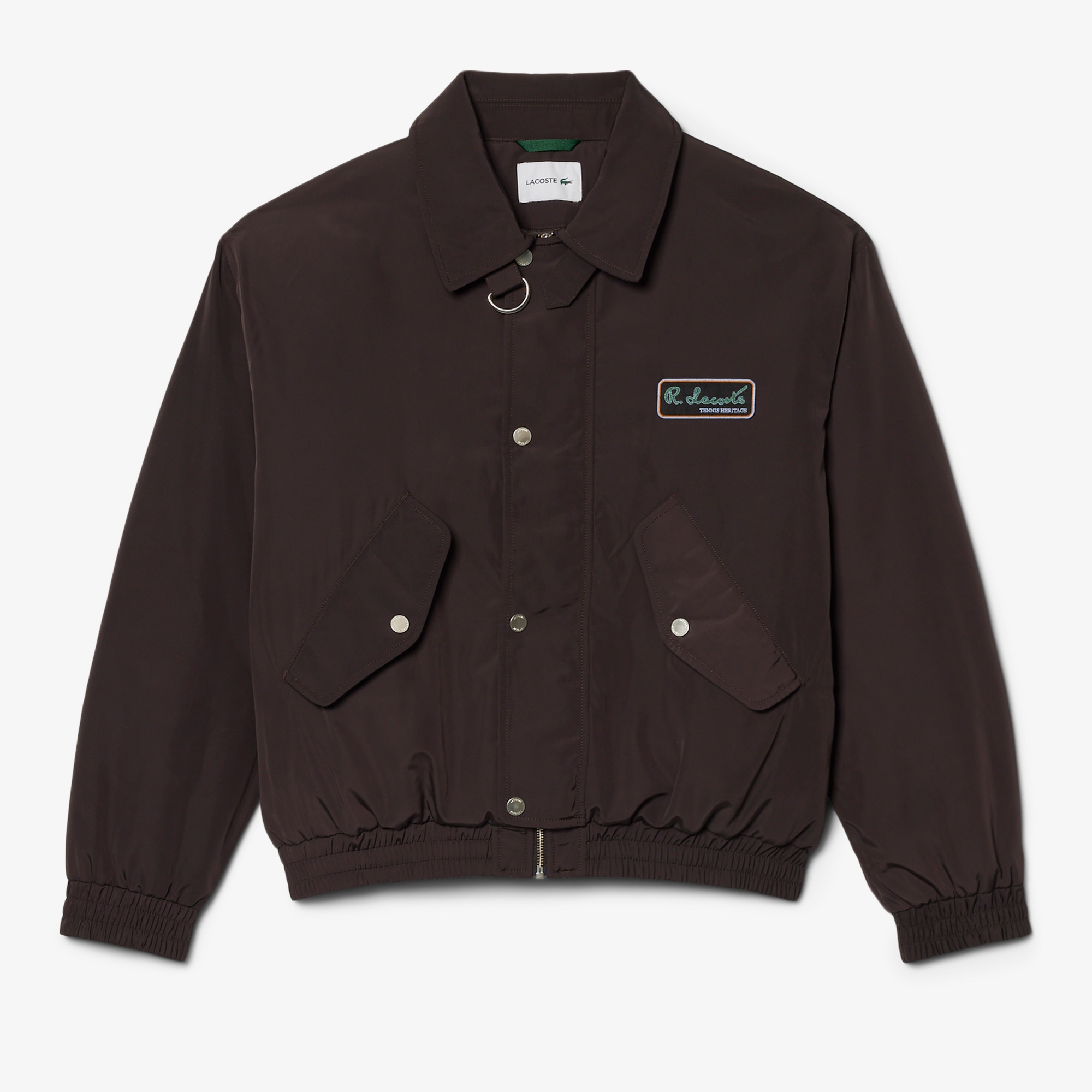 Lacoste Erkek Classic Fit Kahverengi Bomber Ceket