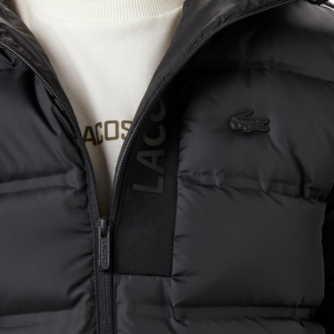  Lacoste Erkek Regular Fit Siyah Şişme Mont