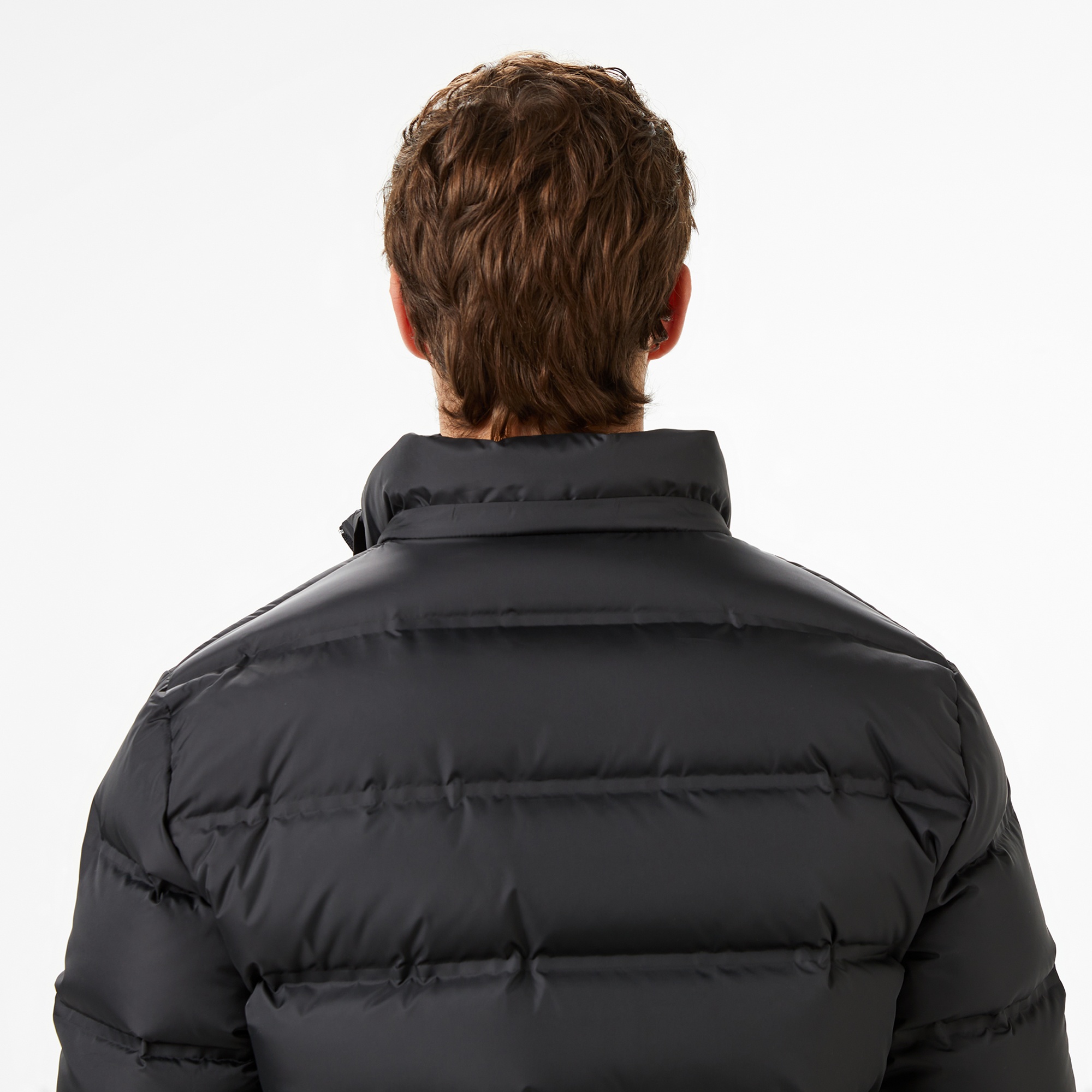 Lacoste Erkek Regular Fit Siyah Şişme Mont