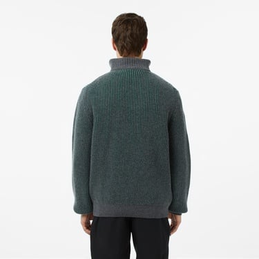  Lacoste Erkek Classic Fit Polo Yaka Gri Kazak