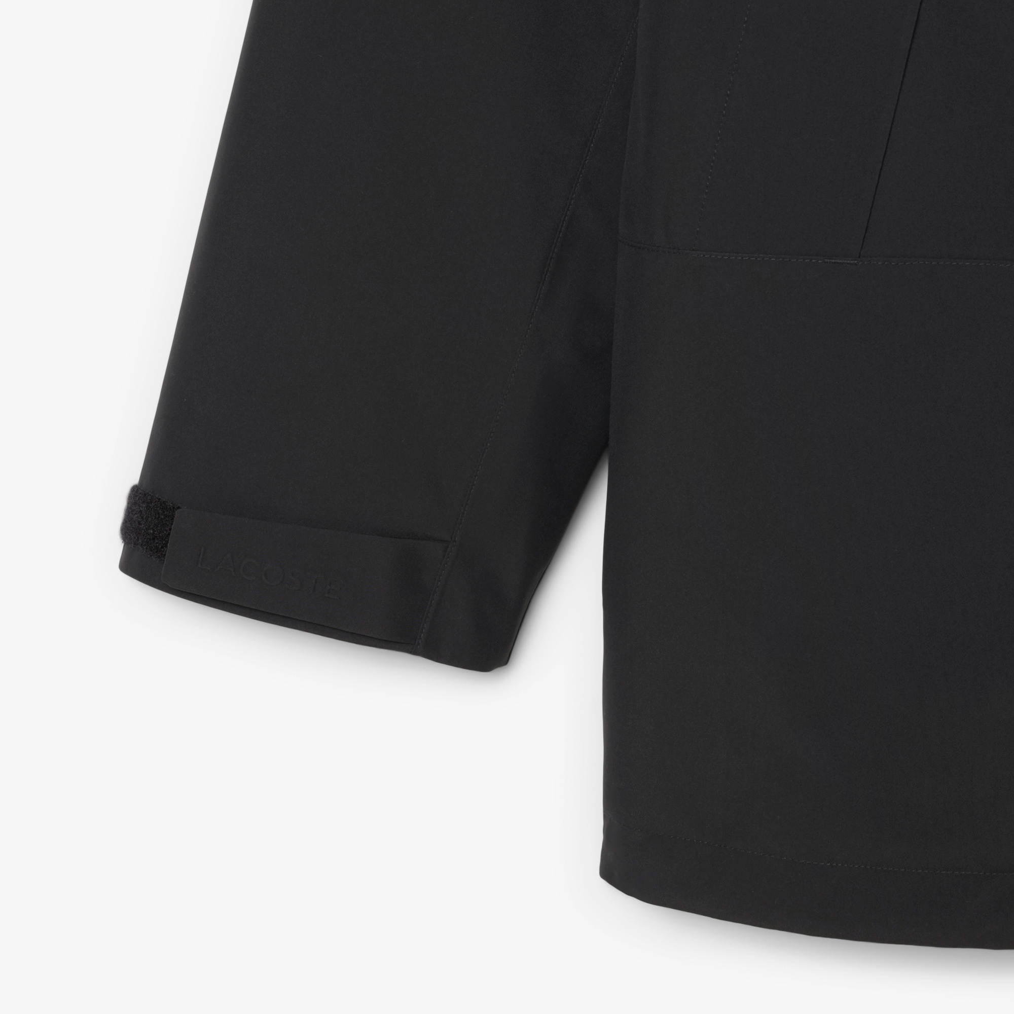 Lacoste Erkek Classic Fit Kapüşonlu Siyah Mont