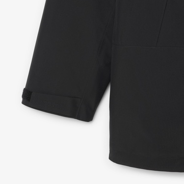 Lacoste Erkek Classic Fit Kapüşonlu Siyah Mont