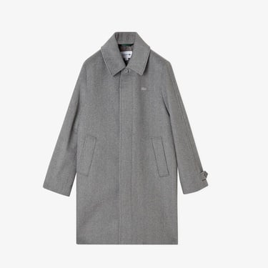  Lacoste Erkek Regular Fit Yün Gri Kaban