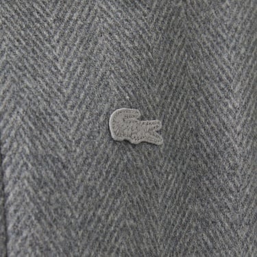  Lacoste Erkek Regular Fit Yün Gri Kaban