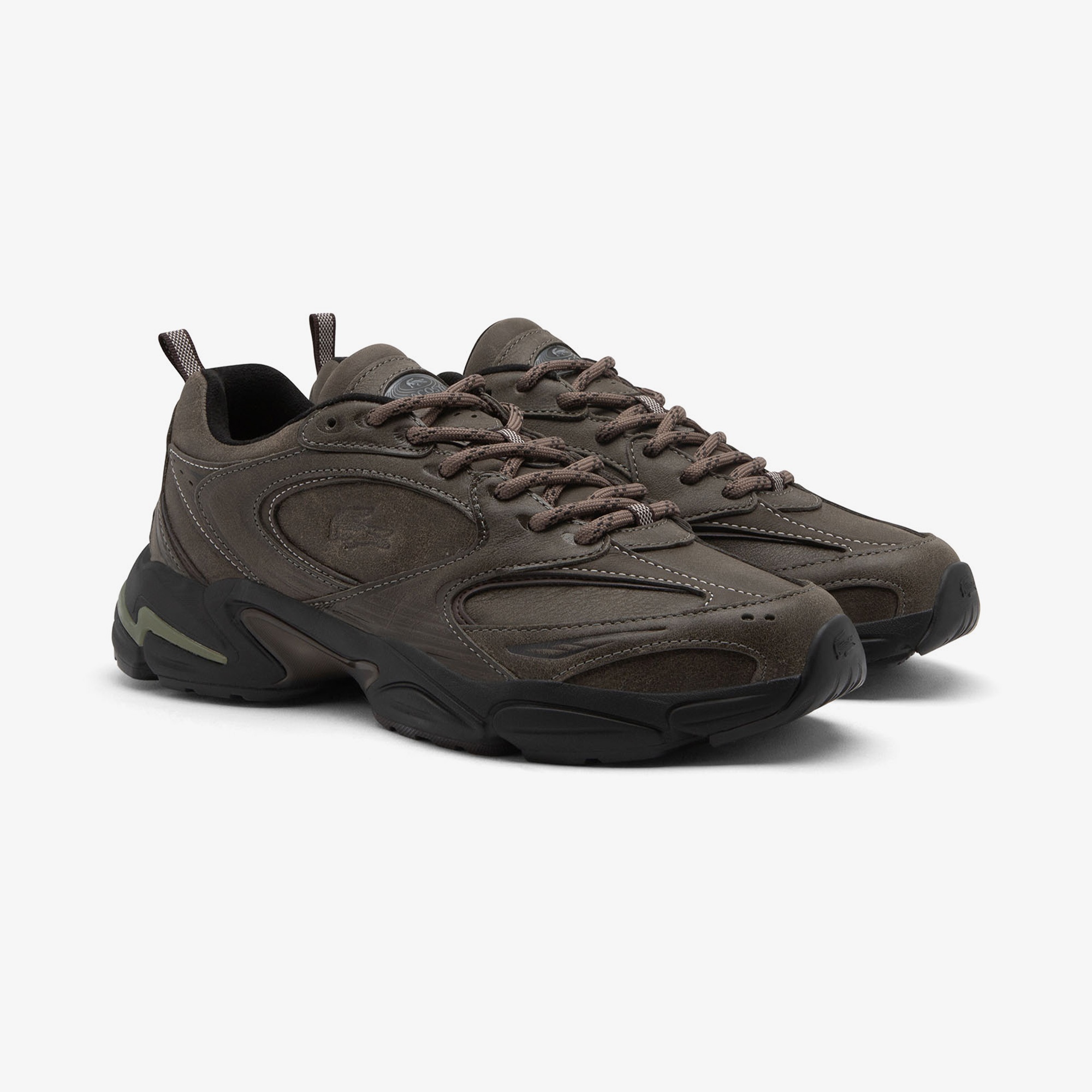 Lacoste Storm 96 2K Erkek Koyu Kahverengi Sneaker