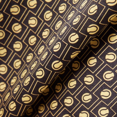  Lacoste Kadın Desenli Kahverengi Etek