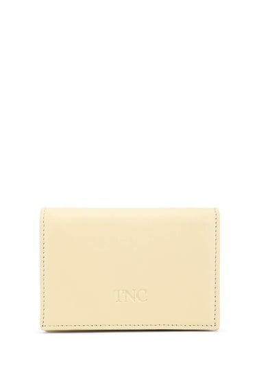  Tamer Tanca Erkek Hakiki Deri Krem Kartlık