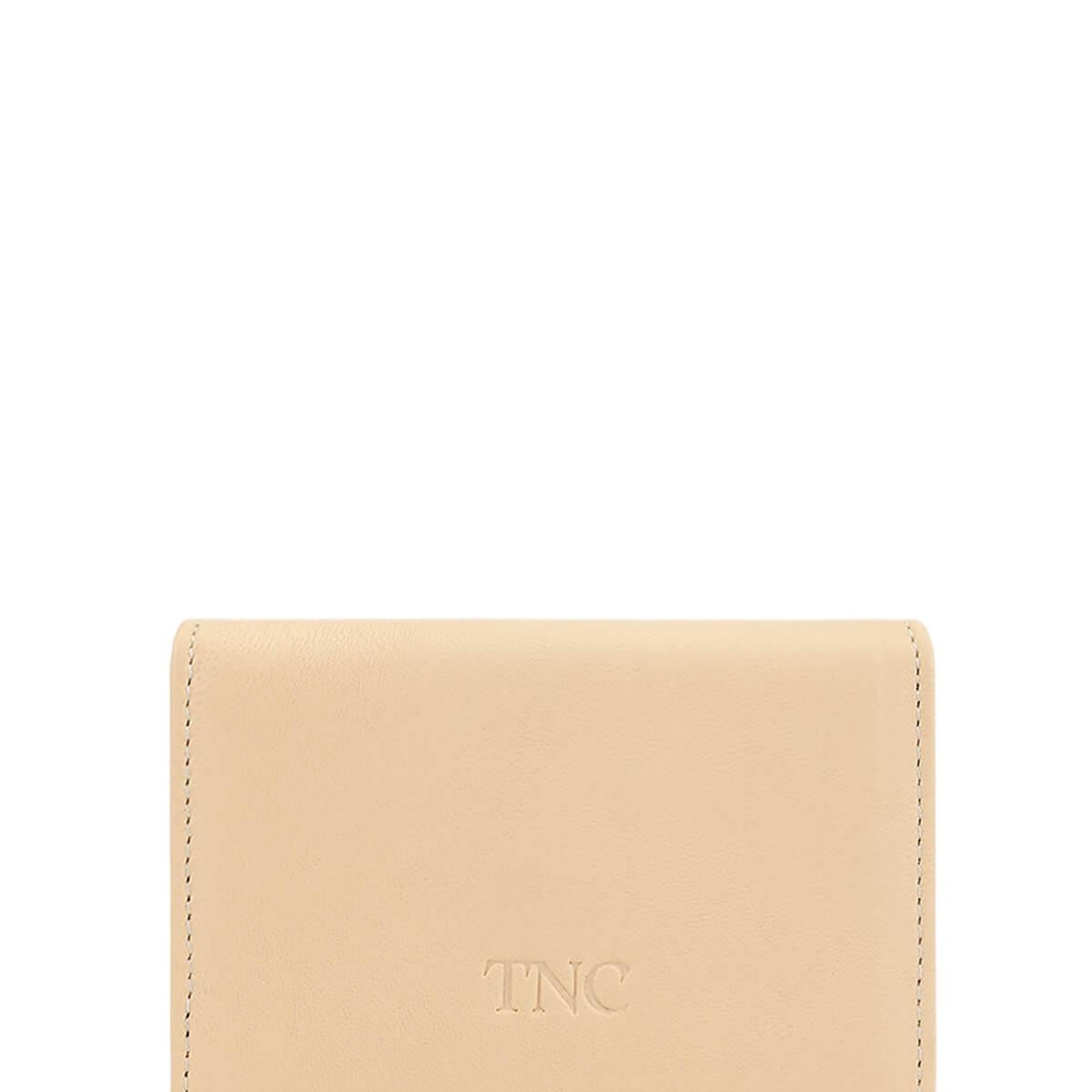 Tamer Tanca Erkek Hakiki Deri Bej Kartlık