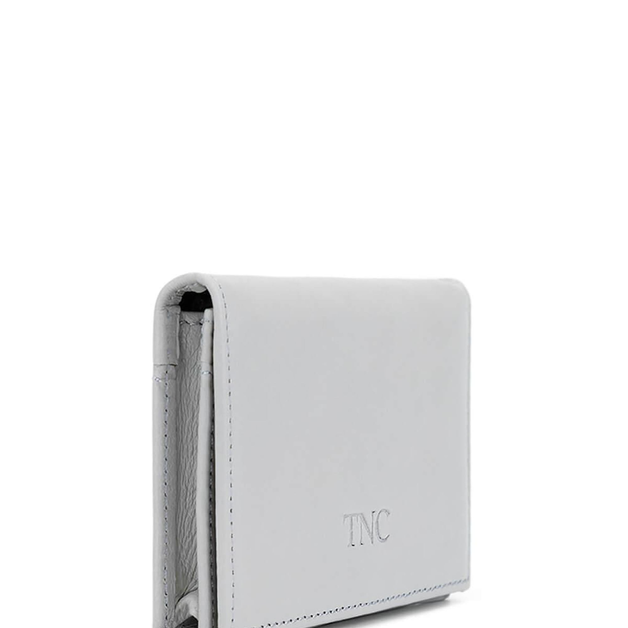 Tamer Tanca Erkek Hakiki Deri Gri Kartlık