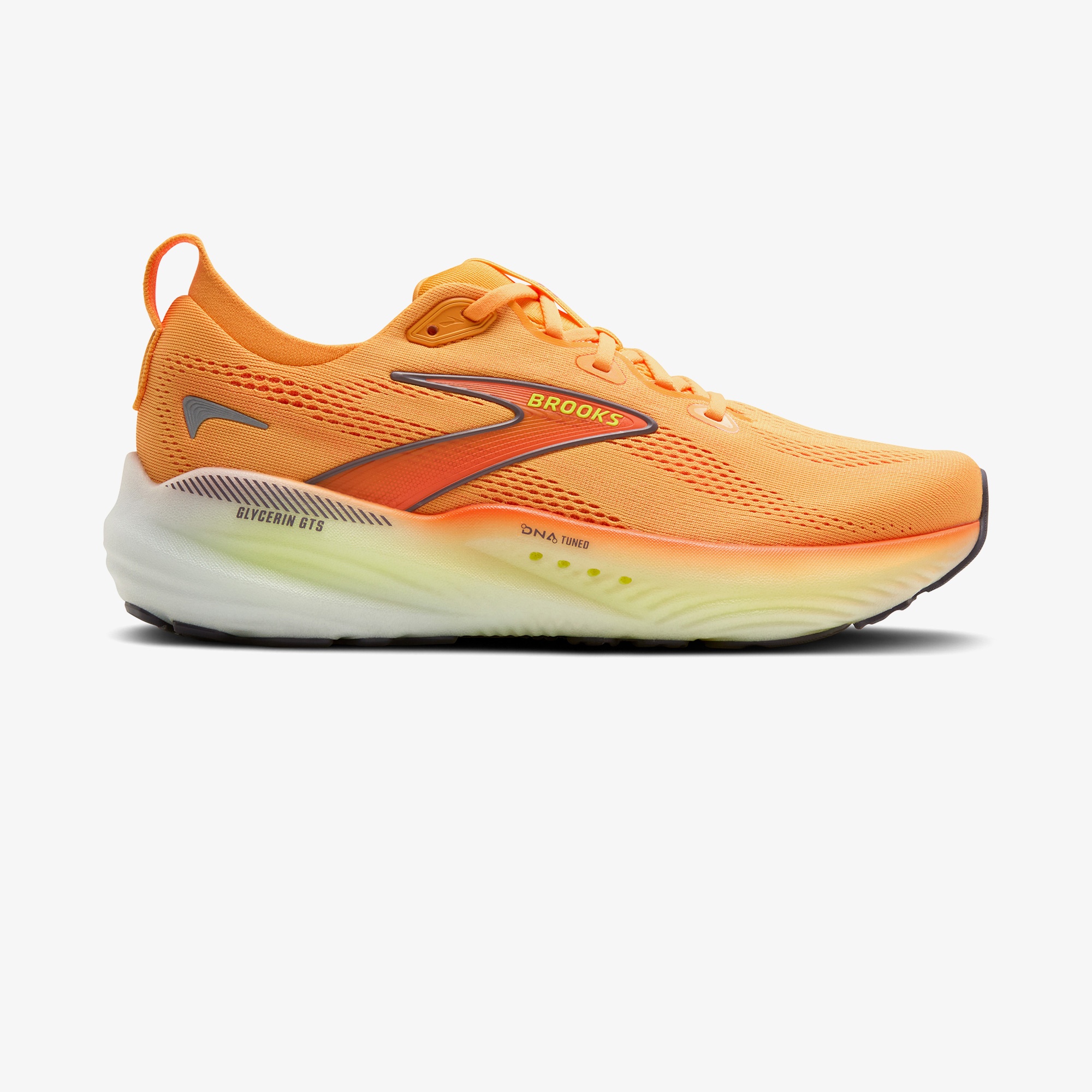 Brooks Glycerin Gts 22 Erkek Turuncu Koşu Ayakkabısı