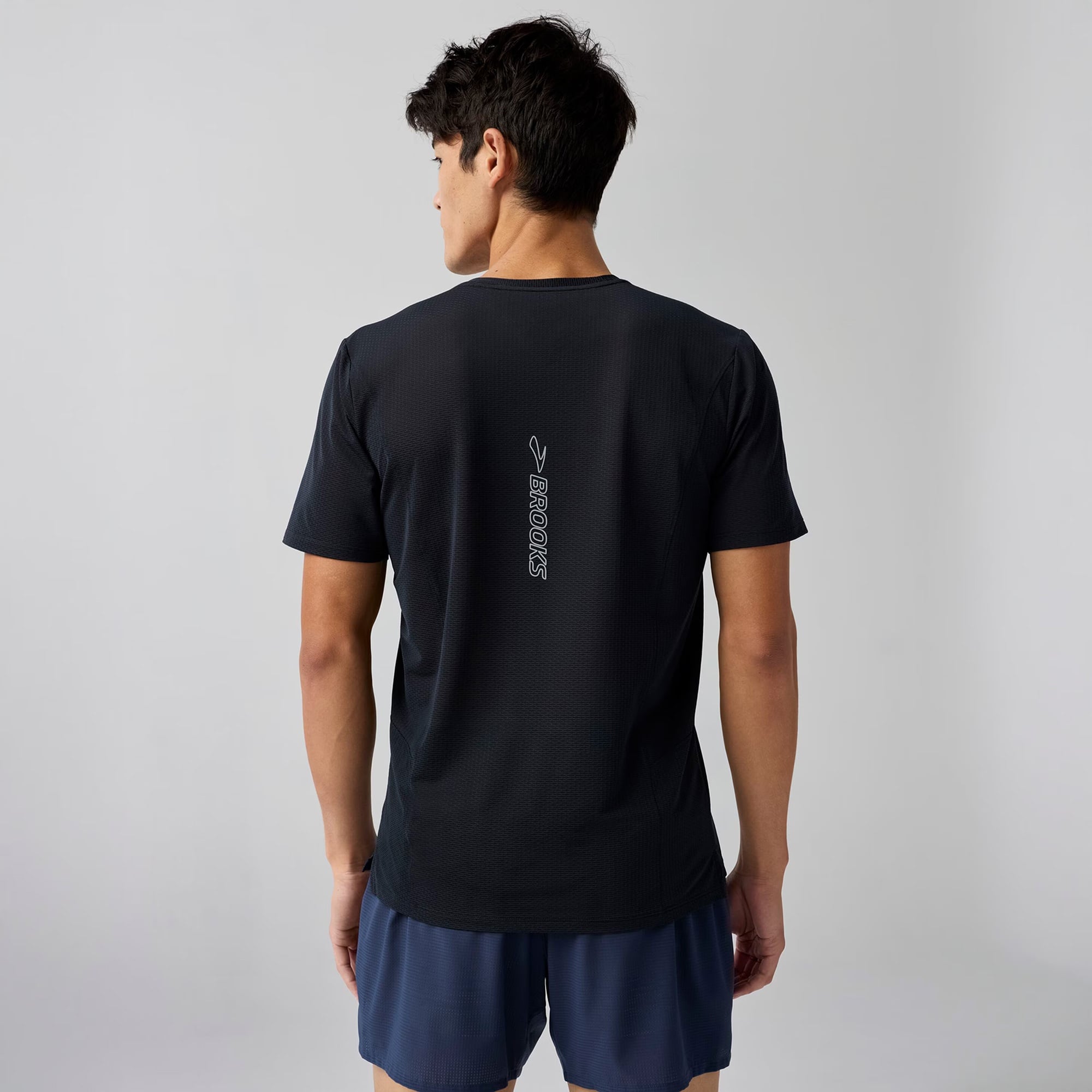 Brooks High Point Sleeve 2.0 Erkek Siyah T-Shirt