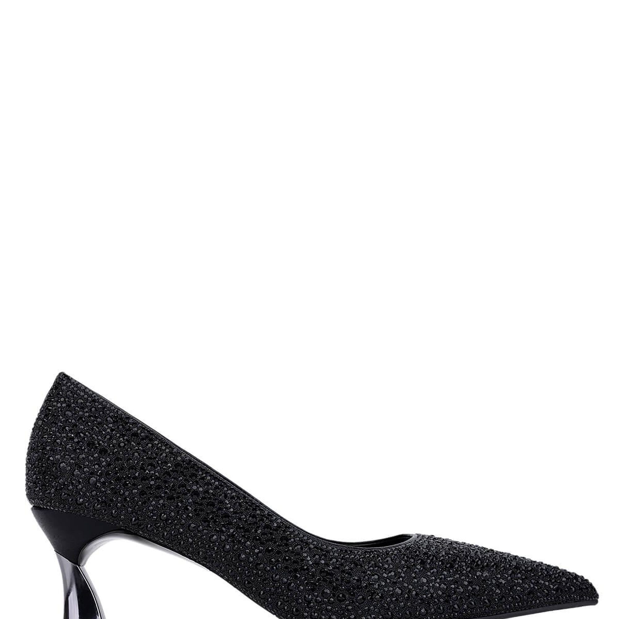 Tamer Tanca Kadın Hakiki Deri Siyah Topuklu Ayakkabı