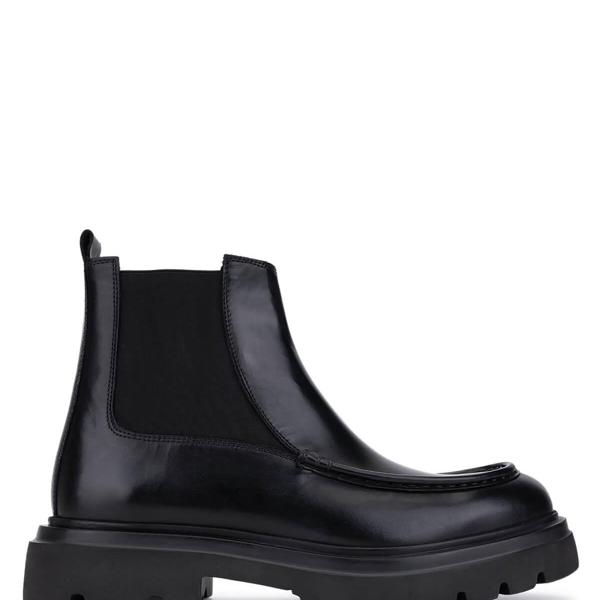 Tamer Tanca Erkek Hakiki Deri Siyah Casual Bot