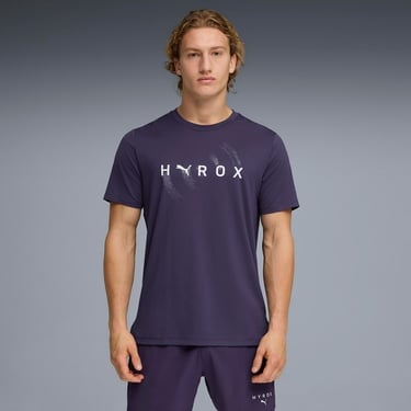  Puma x Hyrox Cloudspun Thermo Erkek Lacivert Antrenman T-Shirt