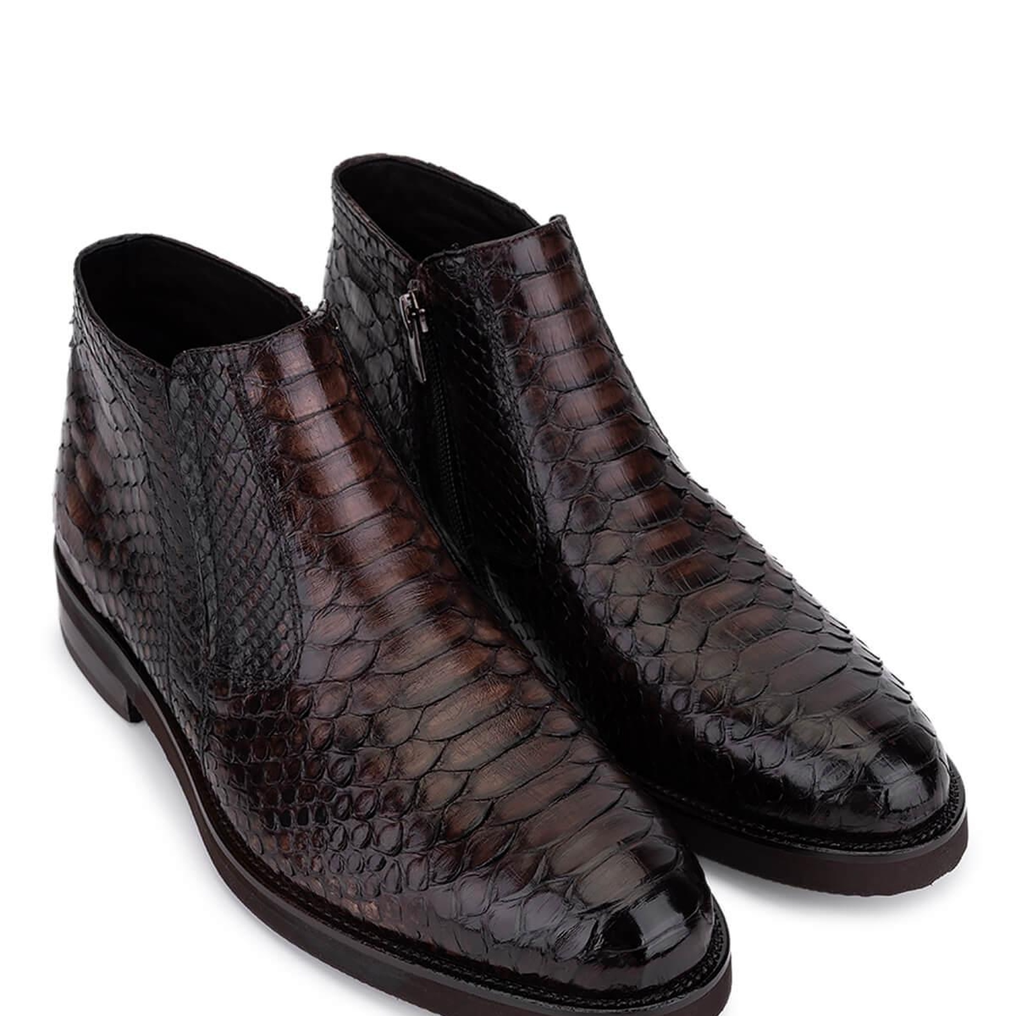 Tamer Tanca Erkek Hakiki Deri Kahverengi Klasik Bot