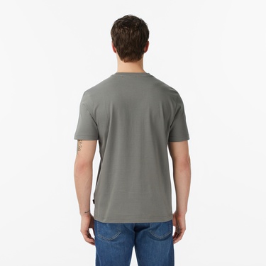  Boss Plain Erkek Gri T-Shirt