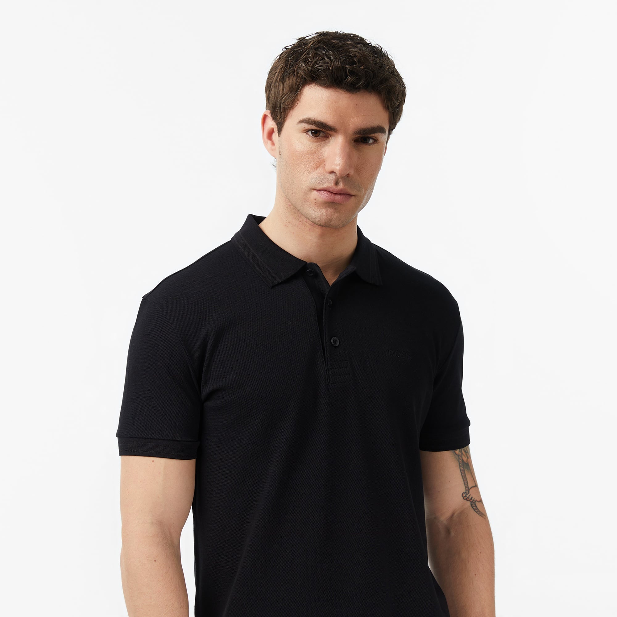 Boss Paddy Erkek Siyah Polo