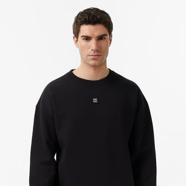  Hugo Dettil Erkek Siyah Sweatshirt