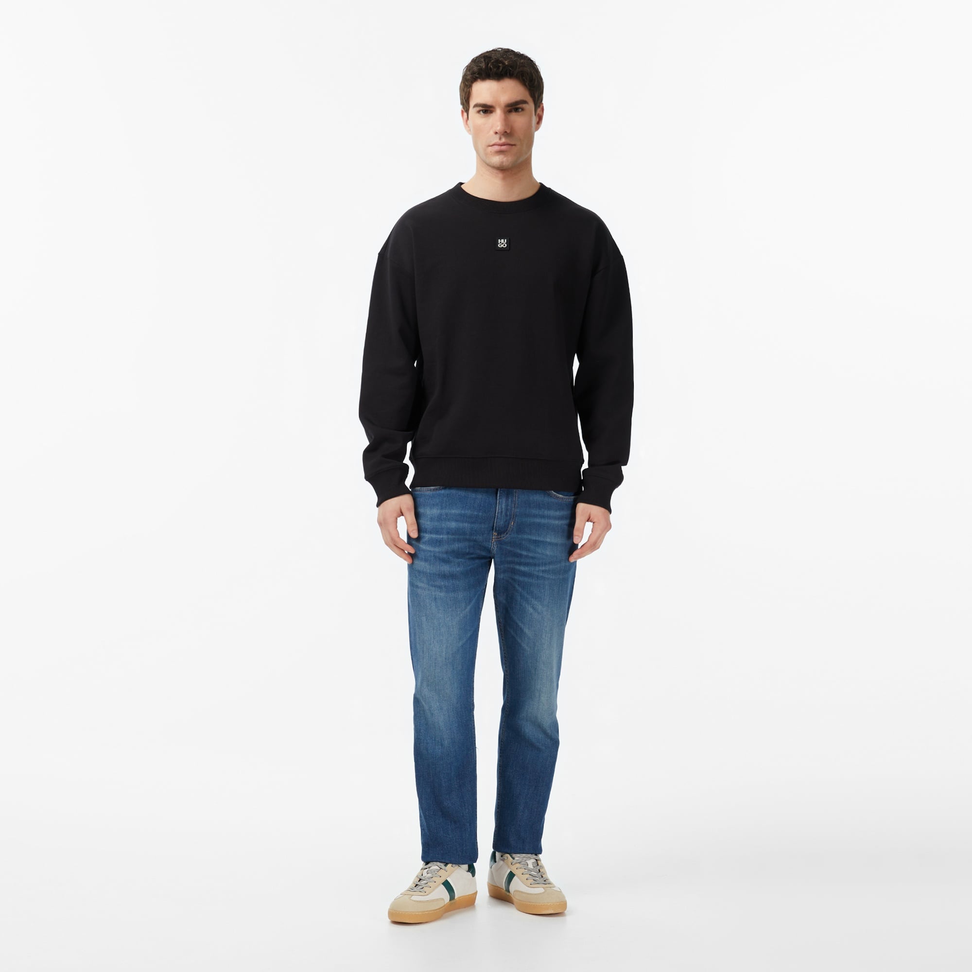 Hugo Dettil Erkek Siyah Sweatshirt