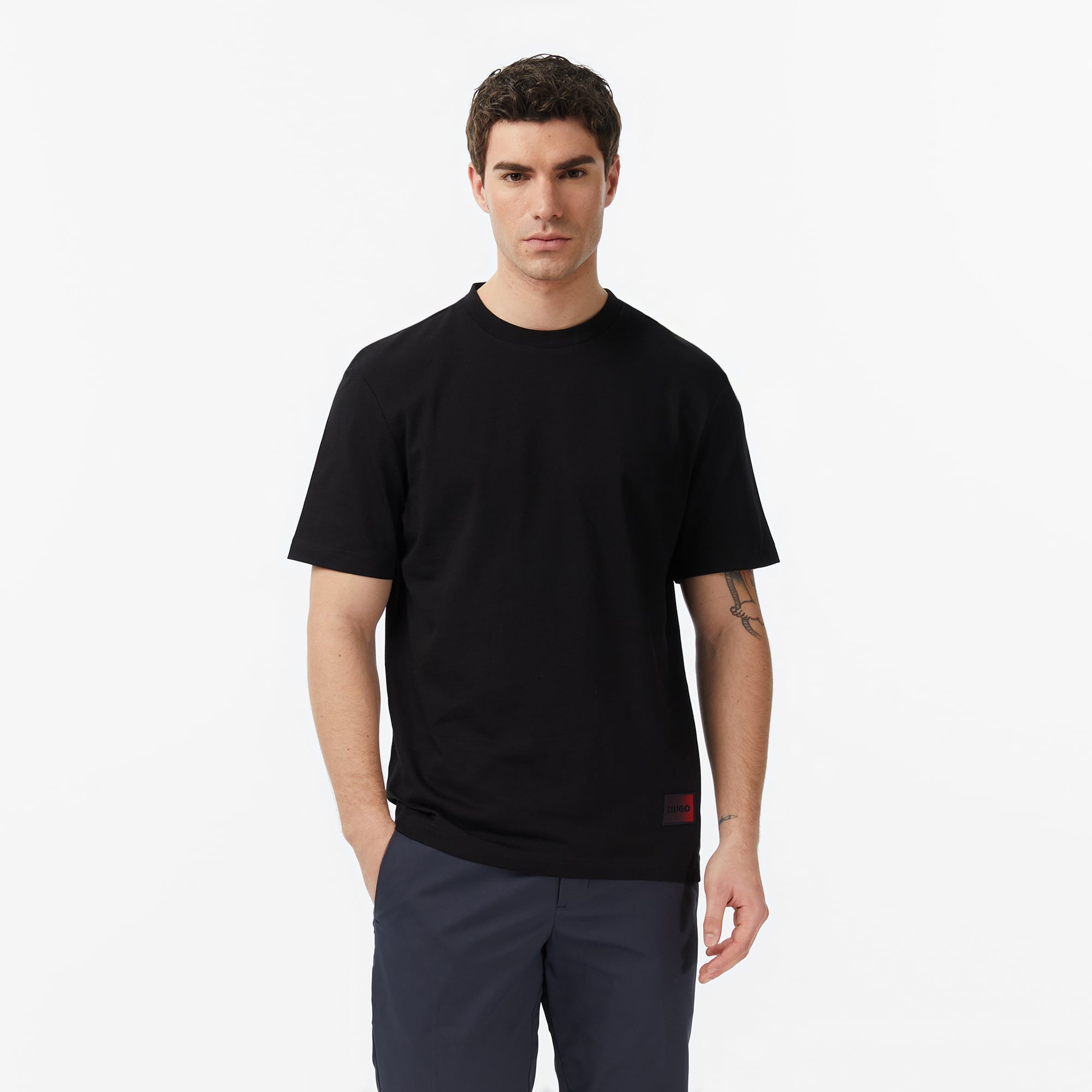  Hugo Danoto Erkek Siyah T-Shirt