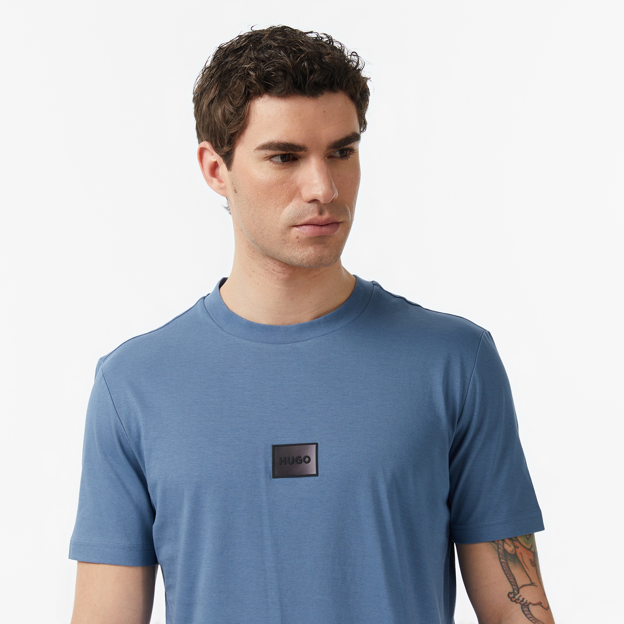 Hugo Danotie Erkek Mavi T-Shirt