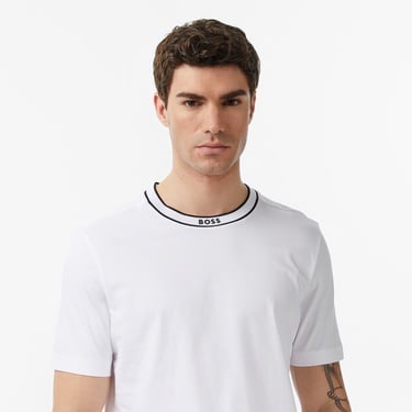 Boss Erkek Beyaz T-Shirt