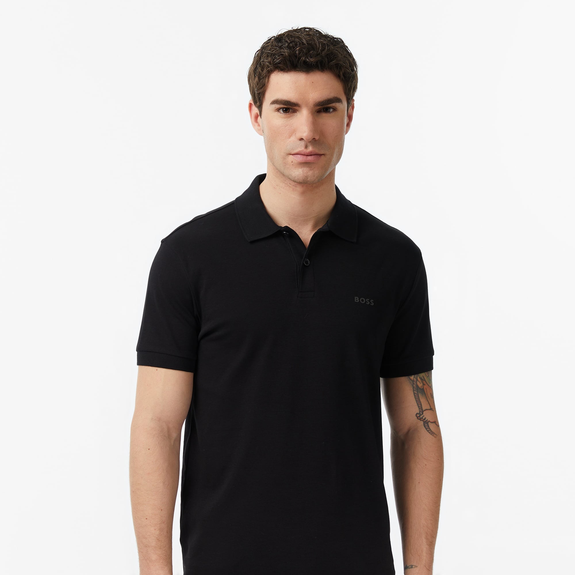 Boss Pio 2 Erkek Siyah Polo